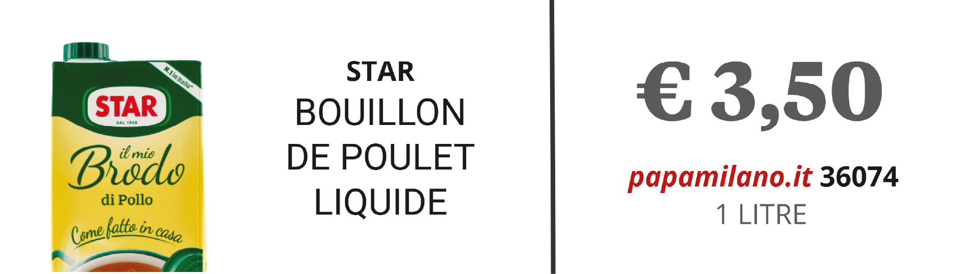STAR BOUILLON DE POULET LIQUIDE